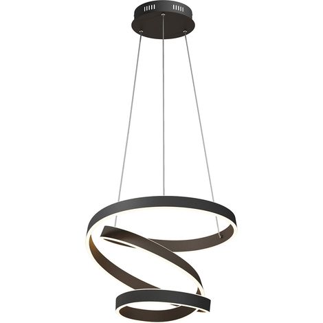 [GEBRAUCHT] B-Ware Lindby Hängeleuchte Olada LED Pendelleuchte Lampe schwarz Ø51cm 61W 4800Lumen