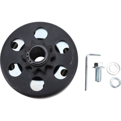 Ortviai Embrayage centrifuge pour karting – 10 dents, alésage 19 mm, compatible chaînes 40/41/420, 6,5 ch (1/5)