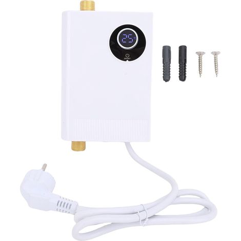 Chauffe eau instantané électrique à écran tactile et à la demande sous évier pour cuisine appartement salle de bain (Plug UE 220V) (1/5)
