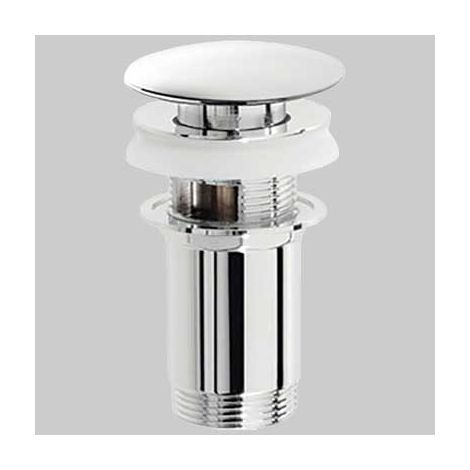 PILETTA PER LAVABO CON TAPPO A PRESSIONE  11/4 c/troppo pieno     MADE IN ITALY