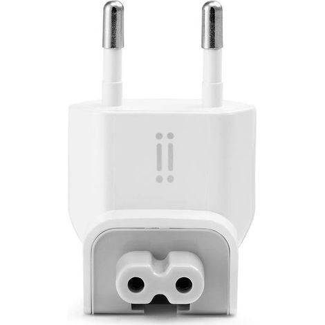 Aiino Apple I Charger Plug Compatible avec le chargeur pour Macbook, iPhone et iPad I Accessoire qui permet une charge ultra rapide - Blanc (1/5)