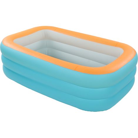 Piscine gonflable pliable pour enfants, 3 couches, idéale pour le jardin, 1,5 m / 5 pieds (1/5)