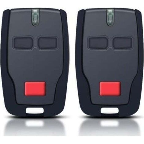 Télécommande Porte Garage 2 Pièces 2 Canaux Compatible Mitto RCB Kleio Ghibli TRC Fréquence 433 MHz (1/4)