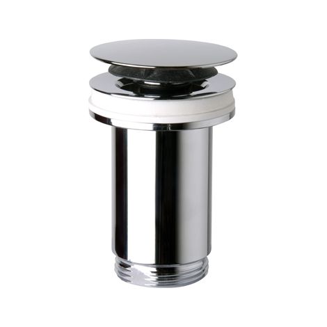PILETTA U CLICKER OTTONE CROMO SENZA TROPPO PIENO- Diam. 63 x 11/4- TEA- pezzi 1