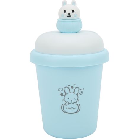 Ce mini humidificateur de 300 ml offre une excellente humidification, un fonctionnement silencieux, un format compact et portable, et est doté de lumières colorées. Sans fil, il est également idéal po (1/5)