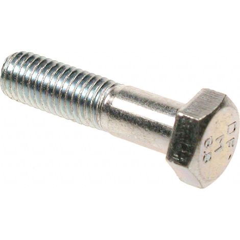 Vis à tête hexagonale, Acier Galvanisé brillant, M24 x 130mm ( Prix pour Sachet de 2 )