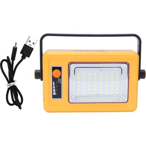 Lampe de travail solaire 3000 lumens, lampe de secours LED portable pour travaux d'entretien et de construction en extérieur (1/5)