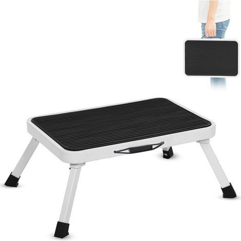 Taburete plegable ALOVEZ de 150 kg - Antideslizante (1/4)