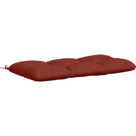 Cojín de banco VIANEN 100% Poliéster Rojo 100 x 60 x 12 cm vidaXL (1/5)