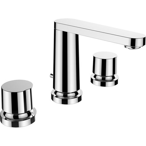 LAUFEN The New Classic Mitigeur de lavabo 3 trous, avec vidage,