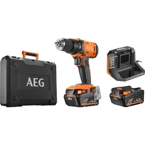 Perceuse visseuse percussion 18V 60 Nm, mandrin 13 mm, 2 vitesses, livrée avec 2 batteries 4 Ah, chargeur, coffret - BSB18G4-402C (1/5)