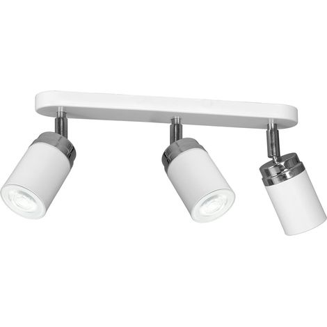 Lámpara de techo blanca moderna Reno x3 (1/4)