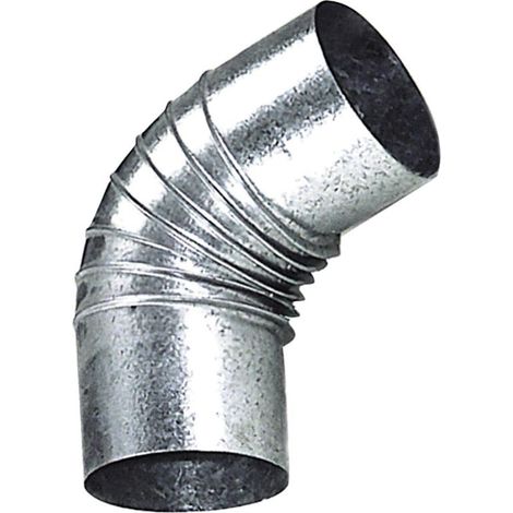 Codo Estufa Galvanizado de 100 mm. 45°. (1/2)