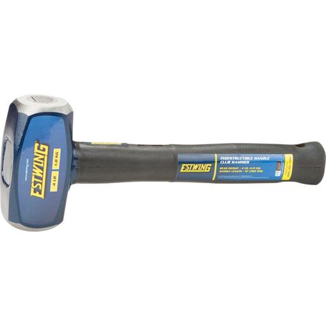 Estwing ECH-412X Indestructible Shaft Club Hammer, 1.8kg/4lb, 300mm
