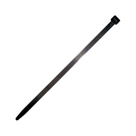 100 colliers double verrouillage haute performance polyamide 12, noir - 9 x 180 mm (1/2)