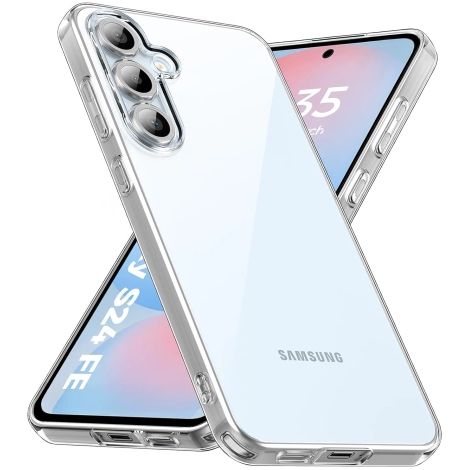 Custodia Alogy HybridShield™️ per Samsung Galaxy S24 FE, cover protettiva trasparente per telefono. (1/5)