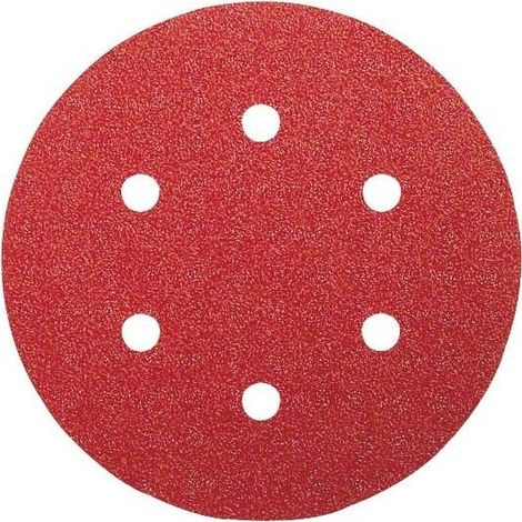 BOSCH - 5 FOGLI PER LEVIGATRICE ROTO-ORBITALE 150MM GRANA 80 8 FORI (1/2)