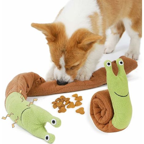 Jouet pour chien 1pc Jouet reniflant pour l'éducation et l'instinct de recherche de nourriture Jouet interactif de dentition en peluche pour soulager le stress Jeux ennuyeux (1/5)