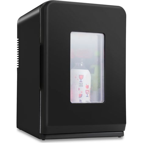 SWANEW 15L Mini Frigorifero 2in1 Funzione di raffreddamento e riscaldamento AC DC 220-240V/12V Presa elettrica e accendisigari Mini frigorifero (1/5)