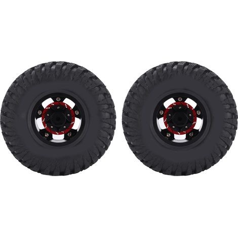 Pneu voiture RC robuste pratique écologique durable antidérapant accessoire modèle véhicule jouet (1/5)