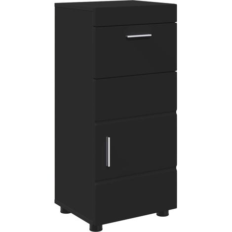 Maison Exclusive - Badezimmerschrank-Set TULUM Schwarz 37 x 31,5