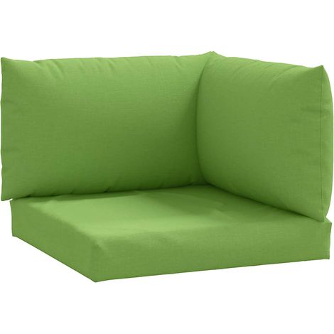 Maison Exclusive - Cojines para sofá de palets 3 uds tela verde m