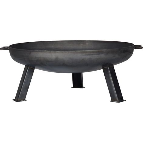 Brasero industriel 60 cm – Acier 2 mm – Hauteur 30 cm – Pieds soudés pour stabilité – Transformable en grill ou barbecue – Buschbeck (1/4)