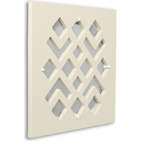 La Ventilazione CERGMSBIX Griglia di Ventilazione in Ceramica Gres, Bianco, 200x200 mm (1/4)