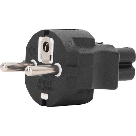 Lot de 4 adaptateurs secteur fiche EU 2 broches vers IEC320 C7, 4.8 mm, 100-250V (1/5)