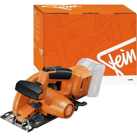 Sega circolare portatile a batteria Fein AHKS 18-57 AS nella confezione