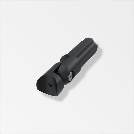 alfer Combitech connect Verbinder mit Flanschbefestigung Kunststoff schwarz