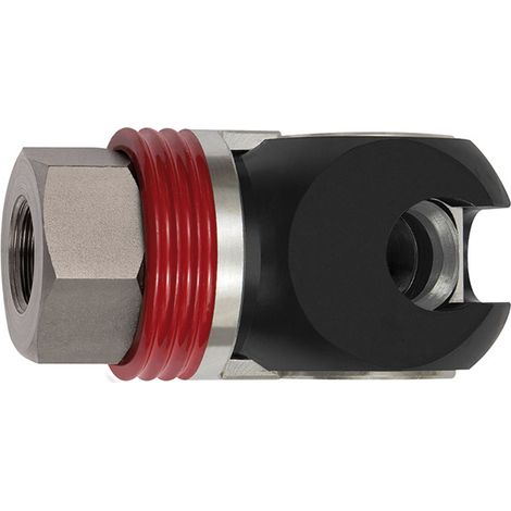 Riegler Schwenk-Sicherheitskupplung NW 11, ISO 6150 C, Stahl, G 3/8 IG (1/3)