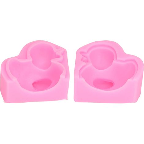 rosa Entenformen für weichen Zuckerguss, dekorativ und abwaschbar – langlebiges Backzubehör (1/5)
