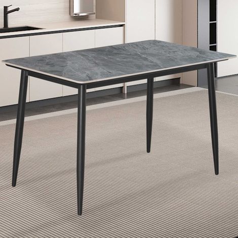 Table de salle à manger Kenzo  120 x 70 x 75 cm  Gris/Pierre (1/5)
