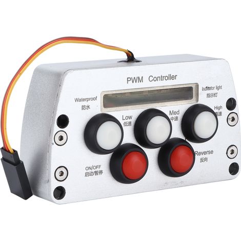Boîtier de Contrôle PWM Métallique Étanche pour Moteur Brushless, Régulateur de Vitesse CNC (1/5)