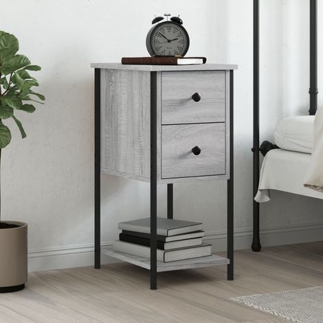 Table de chevet,Table d'Appoint Console,Bout de Canapé sonoma gris 32x42x70 cm bois d'ingénierie -82097 (1/5)