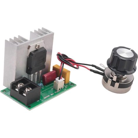 Régulateur de tension électronique 220 V CA SCR 8000 W avec variateur de vitesse pour moteur, contrôle de la vitesse et de la température (1/5)