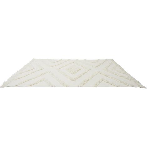 TAPIS ETHNIQUE TUFTE ECRU 120X170CM M4 (1/4)