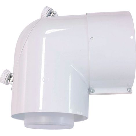 Vaillant Codo 87 grados cond., PP, 80/125 mm, con limpieza, 303217