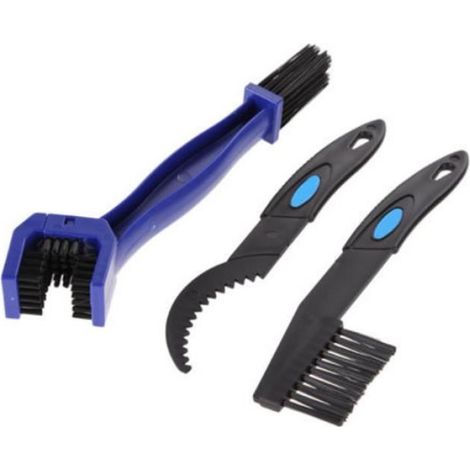 3 en 1 chaîne de moto de vitesse Brosse de nettoyage Scrubber Cleaner Kit outils-LLZ705237214103 (1/4)