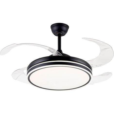 Ventilador de techo retráctil con luz LED y temporizador (1/5)
