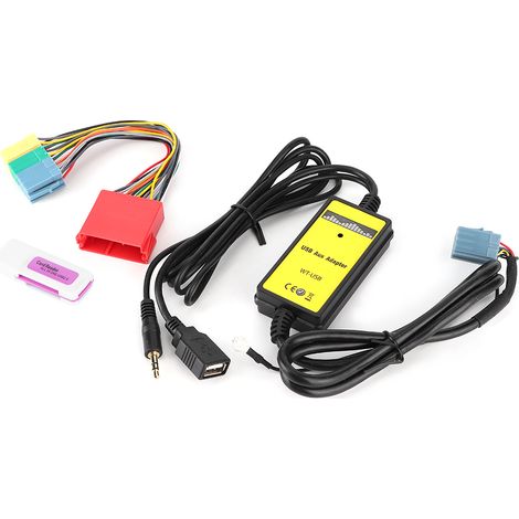 8-Pin-CD-Wechsler-Adapter 20 Hz–20 kHz MP3 USB-Audio-Auto-AUX-Schnittstelle, passend für Seat (1/5)