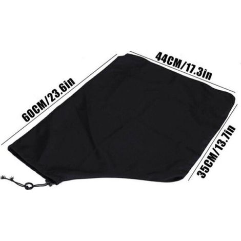 1 Sac de collecte, Tissu Oxford 420D, Imperméable, Fermeture à glissière, Pour souffleur de feuilles (1/4)