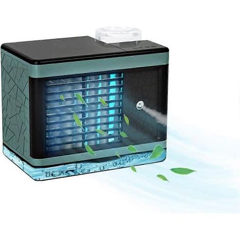 Mini climatiseur mobile, ventilateur de refroidissement USB avec humidificateur-AquaForge (1/5)