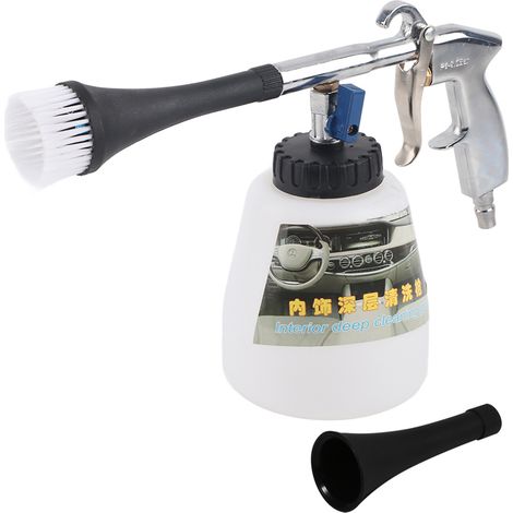 GARRYFIZH Pistolet de nettoyage, outil de lavage de voiture haute pression efficace, résistant à la corrosion acide, respectueux de l'environnement, opération facile avec bouteille pour automobile