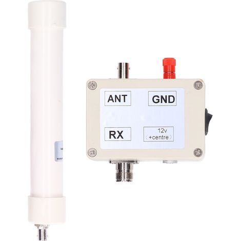 Aktive VLF/LF/HF/VHF-Empfängerantenne mit SMA-Anschlusskabel, Frequenz 10kHz-30MHz, DC 5-13V Stromversorgung, 100mA, Komplettset. (1/5)