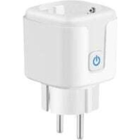 Prise WiFi intelligente : prise intelligente WiFi 16 A avec minuterie et fonction compte à rebours, moniteur d'énergie Smart Socket Switch Fonctionne avec Alexa (1/5)