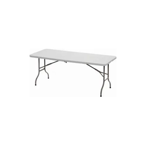 Table pliable résistante UV (L)1830 mm, en plastique blanc (1/2)