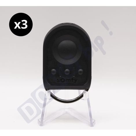 Lot de 3 Télécommandes Somfy Keygo 4 RTS - 4 Canaux - Fréquence 433,42 MHz - Compatible Automatisme Somfy (1/5)