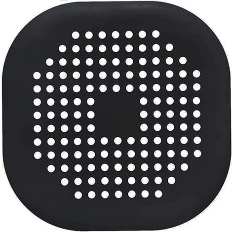 Couvercle de siphon de sol en silicone anti-obstruction pour lavabo, filtre anti-cheveux pour siphon de salle de bain, filtre d'égout (1/5)